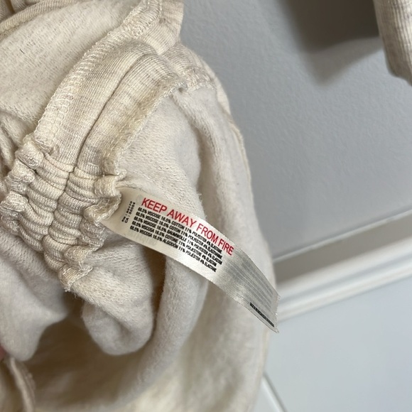 Anthropologie Daily Practice Light Sand Ruched Long Sleeve Dress small - Picture 6 of 7